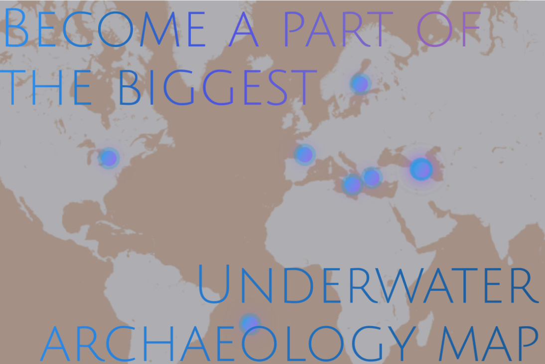 Become part of the biggest underwater archaeology map